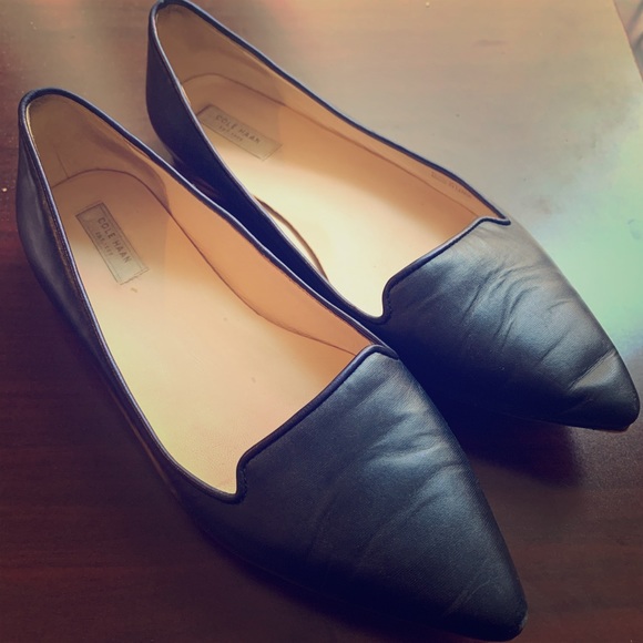cole haan navy flats
